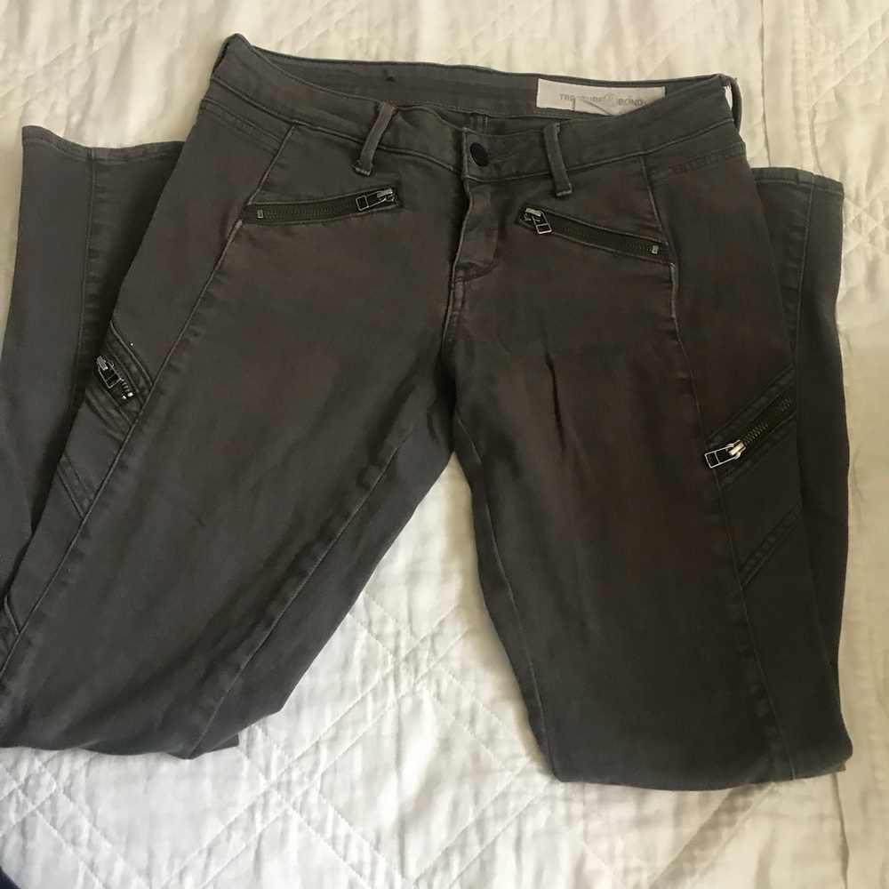Army green jeans